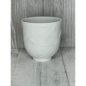 Vintage LLADRO Collectors Society Dolphins At Play Bisque Votive Cup 1998